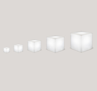 LEUCHTWÜRFEL CUBY (MEHRERE GRÖSSEN)