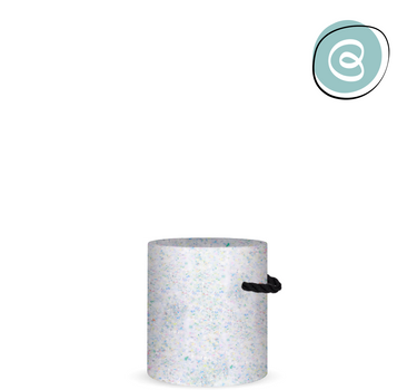 CIRCOOLAR Runder Hocker in Farbe Tafy 38  Recyceltes Material