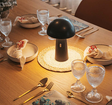 TISCHLEUCHTE FÜR WEIHNACHTEN SHITAKE