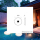 Kabelloser Schwimmbadlautsprecher PLAY DISK 40