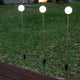 BRUNA Solar-Gartenlampe mit Erdspieß (x3 Stück)